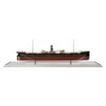 A BUILDER'S MODEL OF THE TURRET DECK STEAMSHIP GOOD HOPE BUILT BY DOXFORD & SONS FOR G.T. SYMONS &