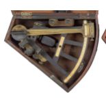 Ø A 9¼IN. RADIUS VERNIER OCTANT, CIRCA 1830