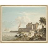 WILLIAM OWEN (BRITISH, 1769-1825) : Cowes Castle