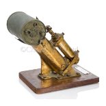 A PRESENTATION MODEL DEPTH CHARGE LAUNCHER FOR H.M.S. LINNET BY THORNYCROFT, CIRCA 1917