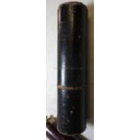 A 1¼IN. FOUR DRAW POCKET TELESCOPE BY H. WEBSTER, BAYSWATER, CIRCA 1850