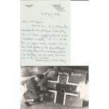 Johnnie Hill WW2 BOB pilot hand written letter with two 1941 photos from RAF Coltishall from Ted