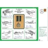 Rare WW2 autographs Wg Cdr Don Kingaby DSO AFM DFM Award of the Air Efficiency Award signed by Denis