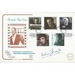 Anthony Quayle signed 1985 British Film Year FDC David Niven postmark. Good Condition. All