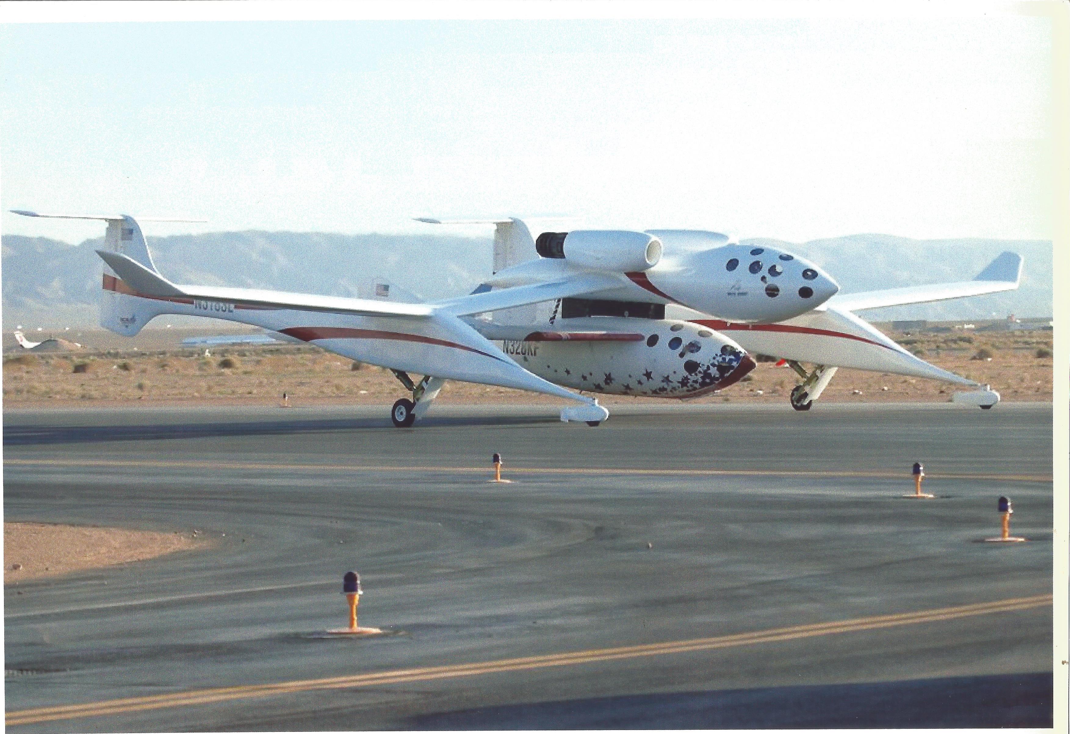 Space Ship One collection. Brian Binnie & Mike Melville 1st Commercial Astronauts. They were the two - Image 2 of 3