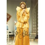 Cilla Black Signed 12 x 8 inch music photo. Good Condition. All autographs are genuine hand signed