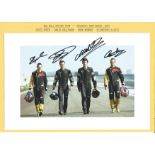 Formula 1 Toro Rosso Motor Racing 2007 team 9 x 8 photo of the four drivers in Race suits walking