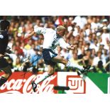 Paul Gascoigne 1990 Wondergoal England Signed 16 x 20 inch football photo. Good Condition. All