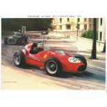 Formula 1 Motor Racing Stirling Moss signed 12 x 8 colour photo of his 1958 Vanwall at the Monaco