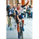 Bradley Wiggins Cyclist Signed 12 x 8 inch sport photo. Good Condition. All autographs are genuine