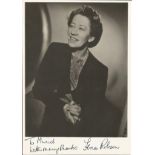 Flora Robson signed 7x5 black and white photo. 28 March 1902 - 7 July 1984 was an English actress