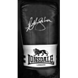 Boxing Lonsdale Glove signed by Anthony Joshua .Anthony Oluwafemi Olaseni Joshua, OBE (born 15