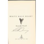 Ruaridh Nicoll signed White Male Heart. A hard back book with the dust cover. Signed on the title