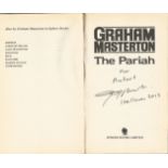 Graham Masterton signed book The Pariah. Signed on inside page dedicated. Good condition. 380 pages.