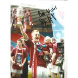Danny Granger Hearts Signed 12 x 8 inch football photo. Good Condition. All autographs are genuine