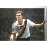 Joe Royle Manchester City signed 12 x 8 inc football photo. Good Condition. All autographs are