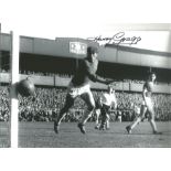 Harry Gregg Man United Signed 12 x 8 inch football black and white photo. Good Condition. All