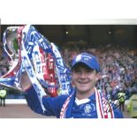 Barry Ferguson Rangers Signed 12 x 8 inch football photo. Good Condition. All autographs are genuine