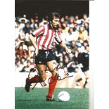 Alan Hudson Stoke signed 10 x 8 inch football photo. Good Condition. All autographs are genuine hand