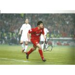 Xabi Alonso Istanbul Liverpool Signed 12 x 8 inch football photo. Good Condition. All autographs are