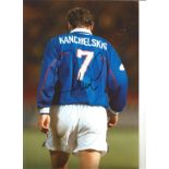 Andrei Kanchelskis Rangers Signed 12 x 8 inch football photo. Good Condition. All autographs are