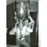 David Fairclough and Sammy Lee Liverpool Signed 12 x 8 inch football photo. Good Condition. All