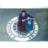 Joey Barton Rangers Signed 10 x 8 inch football photo. Good Condition. All autographs are genuine