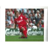 Jason McAteer Liverpool Signed 12 x 8 inch football colour photo. Good Condition. All autographs are