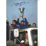 John Greig Rangers Signed 12 x 8 inch football photo. Good Condition. All autographs are genuine