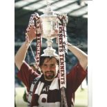 Paul Hartley Hearts Signed 12 x 8 inch football photo. Good Condition. All autographs are genuine