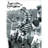 Billy Mcneill Celtic Signed 16 x 12 inch football photo. Good Condition. All autographs are