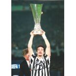 Gianluca Vialli Juventus Signed 12 x 8 inch football photo. Good Condition. All autographs are