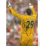 Thomas Sorensen Stoke Signed 12 x 8 inch football photo. Good Condition. All autographs are