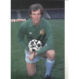 Joe Corrigan Manchester City Signed 12 x 8 inch football photo. Good Condition. All autographs are