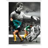 Ray Clemence Collage Tottenham Signed 16 x 12 inch football photo. Good Condition. All autographs