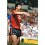 Paul McGrath Man United Signed 12 x 8 inch football photo. Good Condition. All autographs are