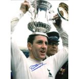 Dave Mackay Tottenham Signed 16 x 12 inch football photo. Good Condition. All autographs are genuine