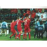 Gary McAllister Liverpool Signed 12 x 8 inch football photo. Good Condition. All autographs are