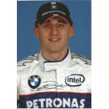 Robert Kubica signed 12x8 colour photo. Polish racing driver. He became the first and only Polish