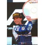 Damon Hill signed 12x8 colour photo. British former racing driver. He is the son of Graham Hill,