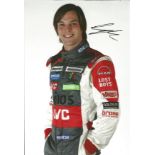 Giorgio Mondini signed 12x8 colour photo. automobile racing driver from Geneva, Switzerland. Good