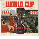 Multi signed World Cup 1970 souvenir album. Signed by 13. Bobby Charlton, Nobby Stiles, Geoff Hurst,