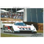 Juan Manuel Fangio II signed 12x8 colour photo. Good Condition. All autographs are genuine hand