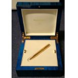 Waterman Exception Precious Metals Solid 18K Gold Ballpoint Pen in original 9 x 9 inch box with full