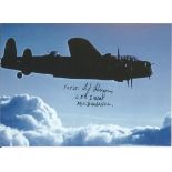 WW2 bomber veteran Flt Lt Frank Hogan 622 Sqn signed 6x4 colour photo. Good Condition. All