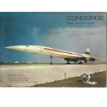 Brian Trubshaw Test Pilot signed Concorde in to the future booklet. Good Condition. All autographs