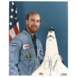 John Konrad NASA Astronaut STS 51 AA, STS 61 L signed 10 x 8 colour photo. Good Condition. All