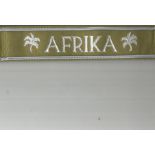 WW2 Africa Corps Cuff title band The Africa Cuff Title, or Africa Cuff Band, was a World War II