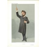 Queens Hall 17/04/1904. Subject Henry Wood Music Vanity Fair print. These prints were issued by