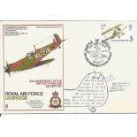 Sir Keith Park signed scarce 1971 RAF Uxbridge Spitfire flown cover SC30, only 125 were issued.